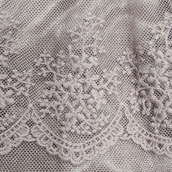 Ryu Brown and Green Lace Dress - Picture 4 of 10